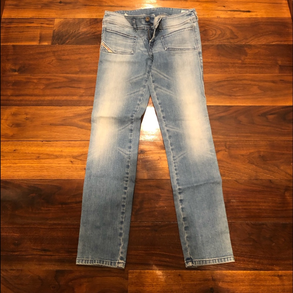 Diesel Cropped Jean with studded detail